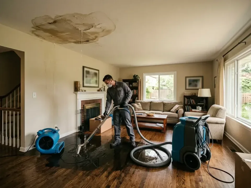 attic-pipe-burst-ceiling-drip-008 — frequently asked questions, Water Damage Restoration & Carpet Care in Montgomery Village…